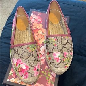 Gucci bloom espadrilles